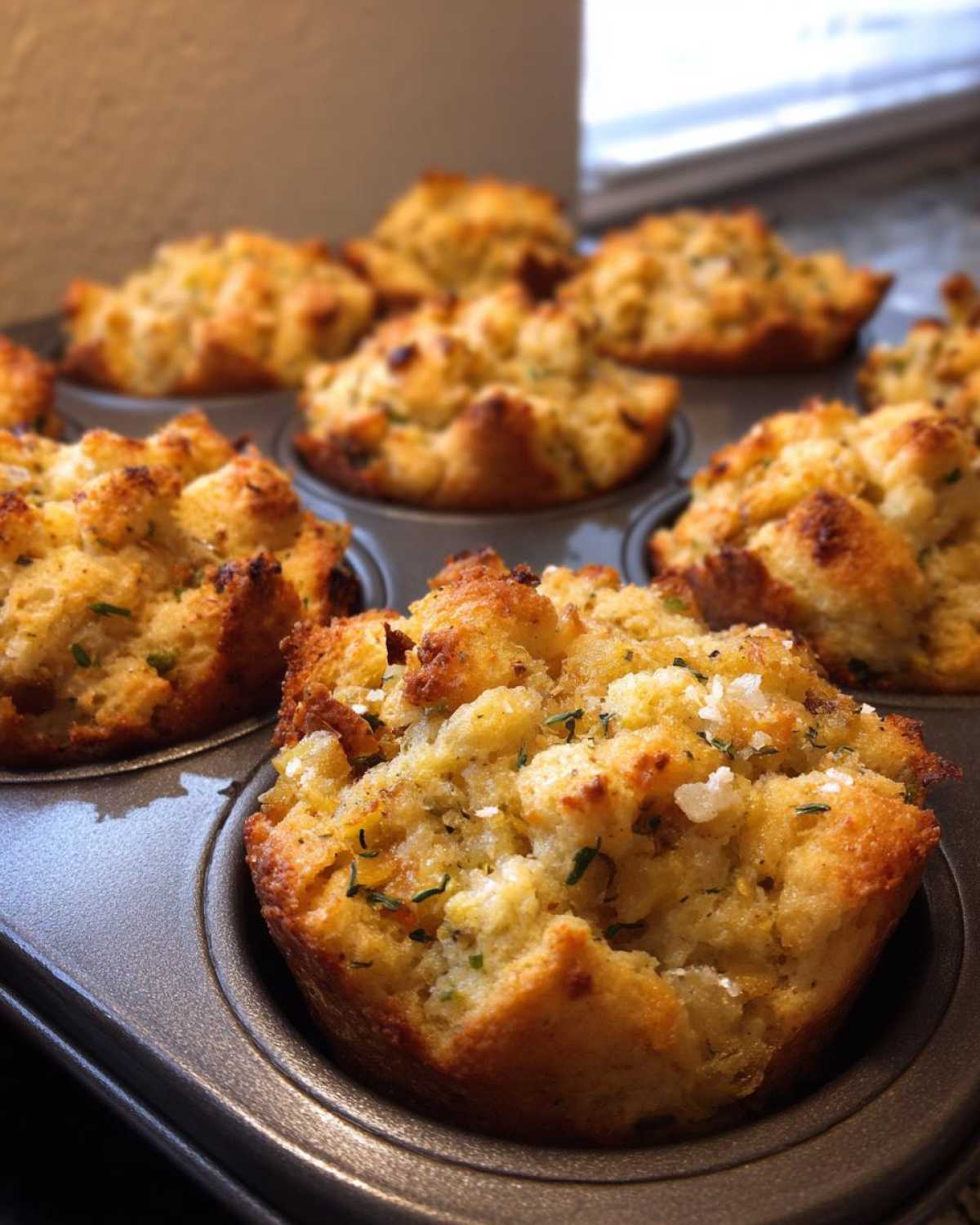 Thanksgiving Stuffing Muffins (Portable Side Dish) - detail 3