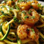 Zucchini Noodle Shrimp Scampi (Low-Carb & Garlicky)