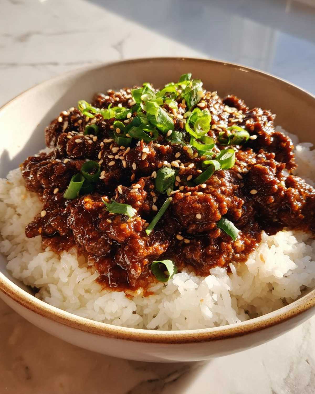 15-Minute Korean Beef Bowls (Quick Rice Bowl) - detail 3