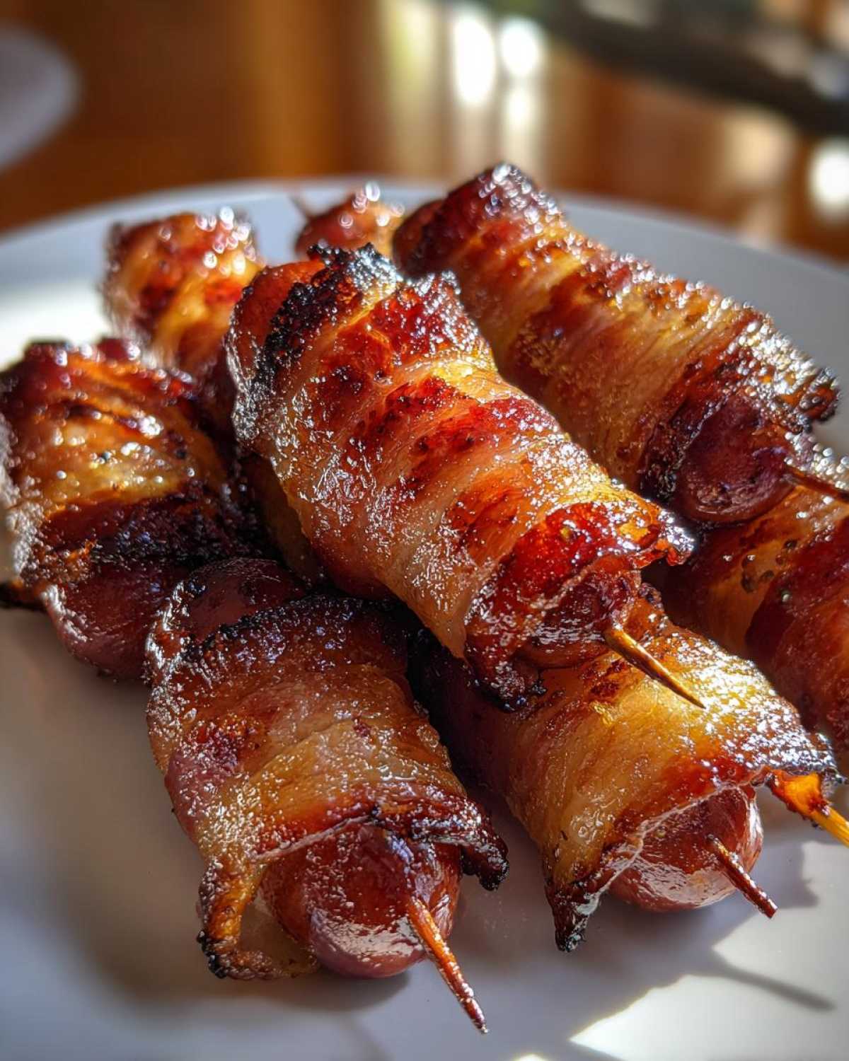 2-Ingredient Bacon-Wrapped Smokies (Quick Party Hit) - detail 3