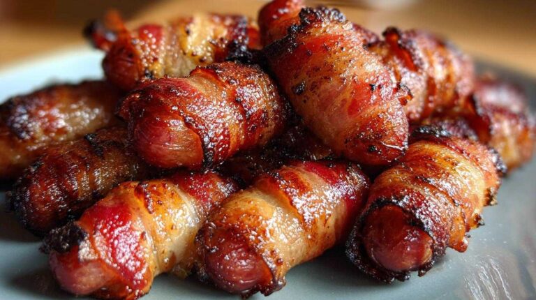 2-Ingredient Bacon-Wrapped Smokies (Quick Party Hit)