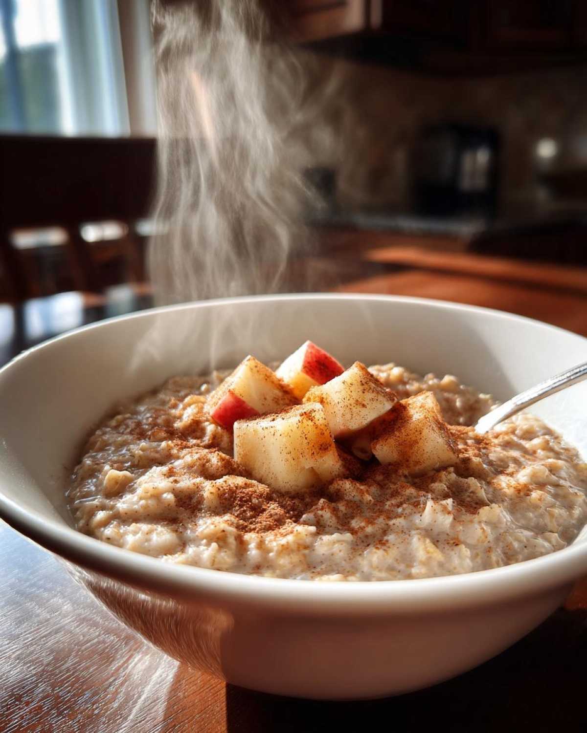 Apple Pie Oatmeal (5-Minute Microwave Breakfast) - detail 4