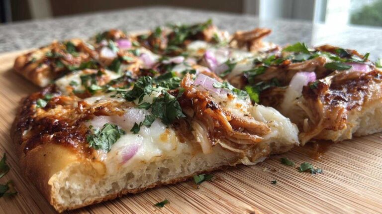 BBQ Chicken Flatbread Pizza (15-Minute Dinner Hack)