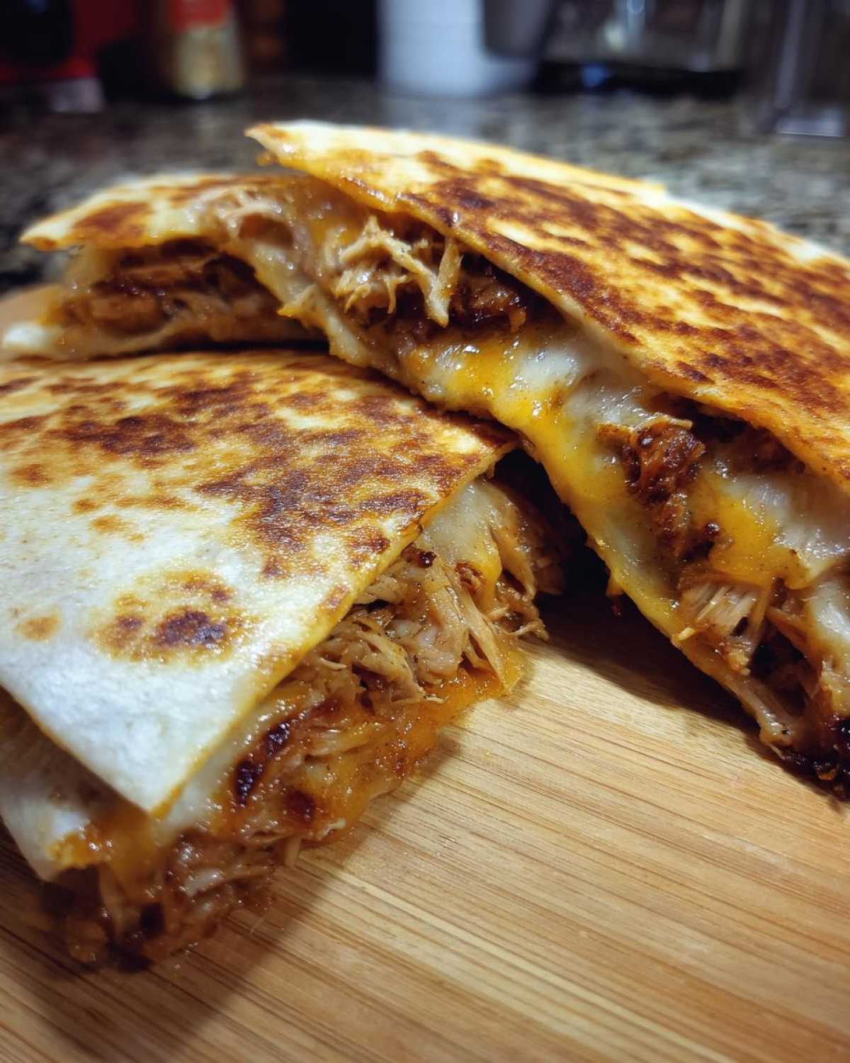 BBQ Pulled Pork Quesadillas (15-Minute Cheesy Leftovers) - detail 3