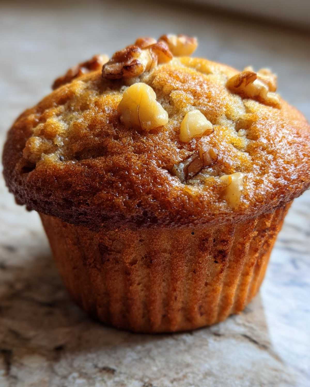 Banana walnut muffins - detail 3