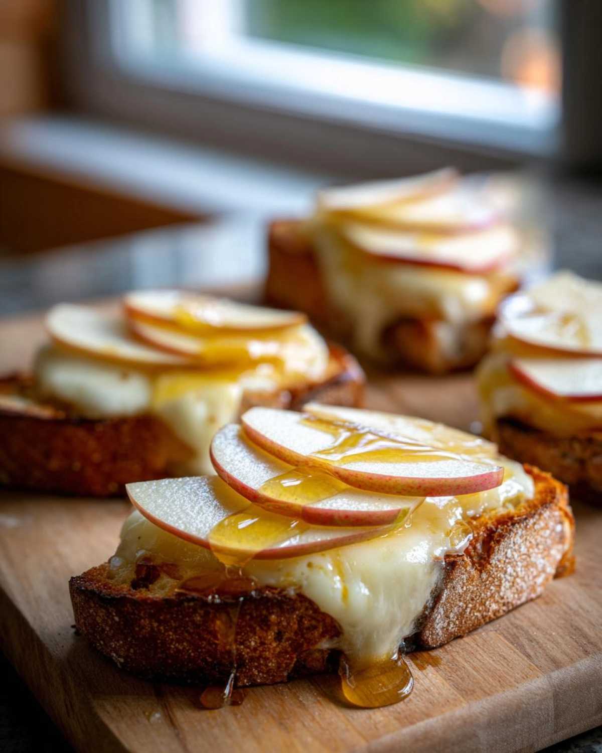 Brie & Apple Crostini with Honey (10-Min Gourmet App) - detail 1