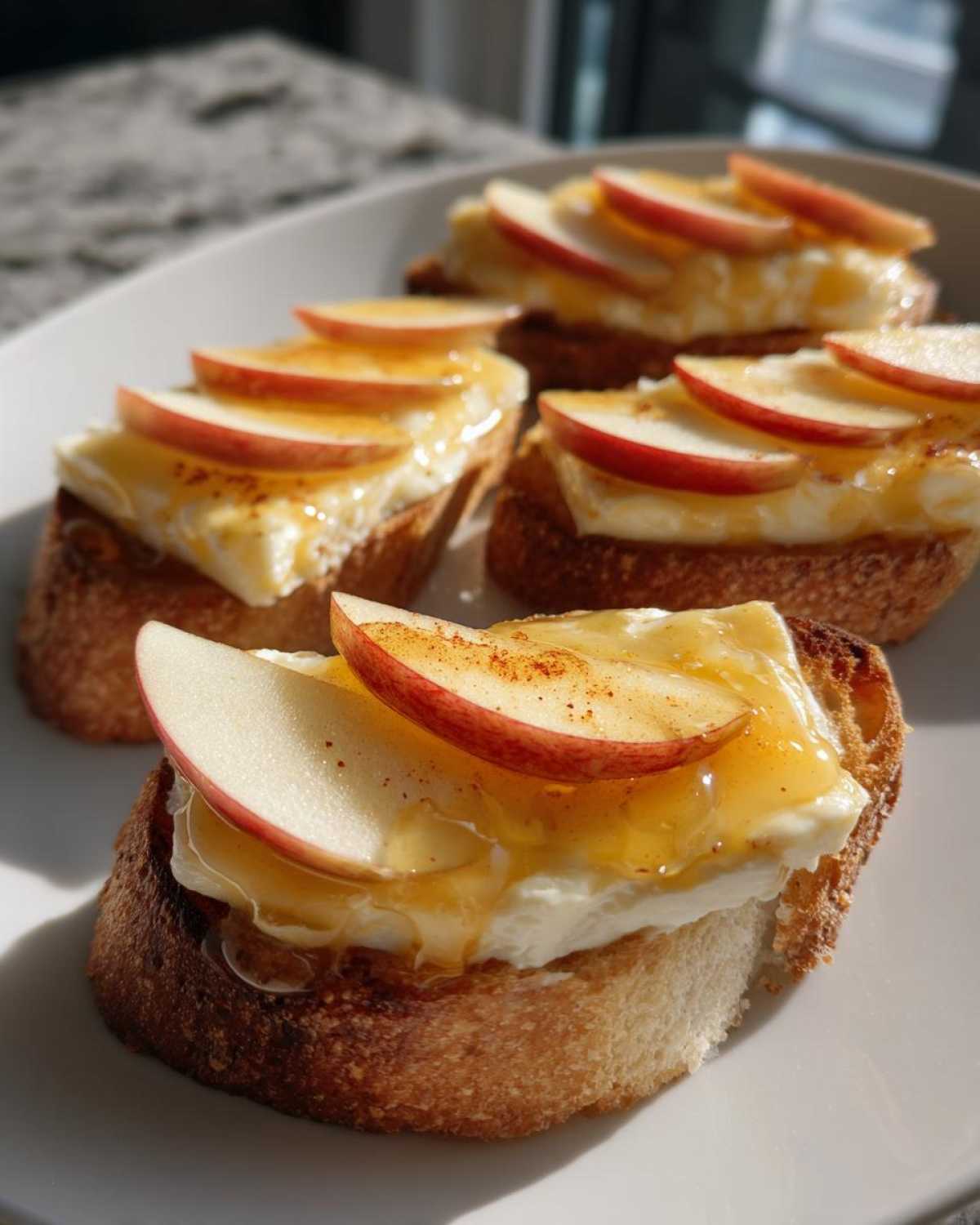 Brie & Apple Crostini with Honey (10-Min Gourmet App) - detail 4