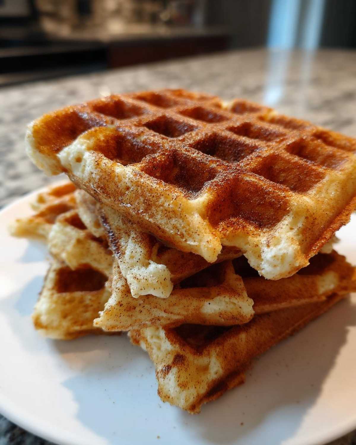 Chai Spiced Waffles (Winter Breakfast in 20 Minutes) - detail 2