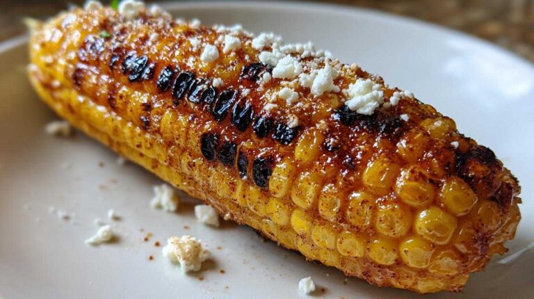 Charred Mexican street corn