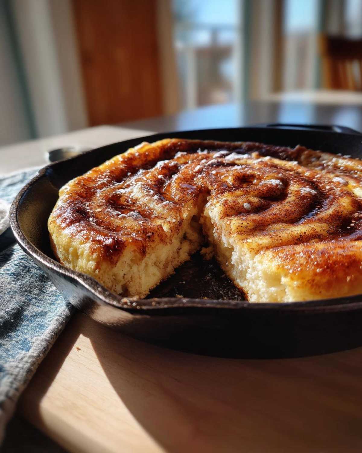Cinnamon Roll Pancake Skillet (20-Min Breakfast Hack) - detail 2