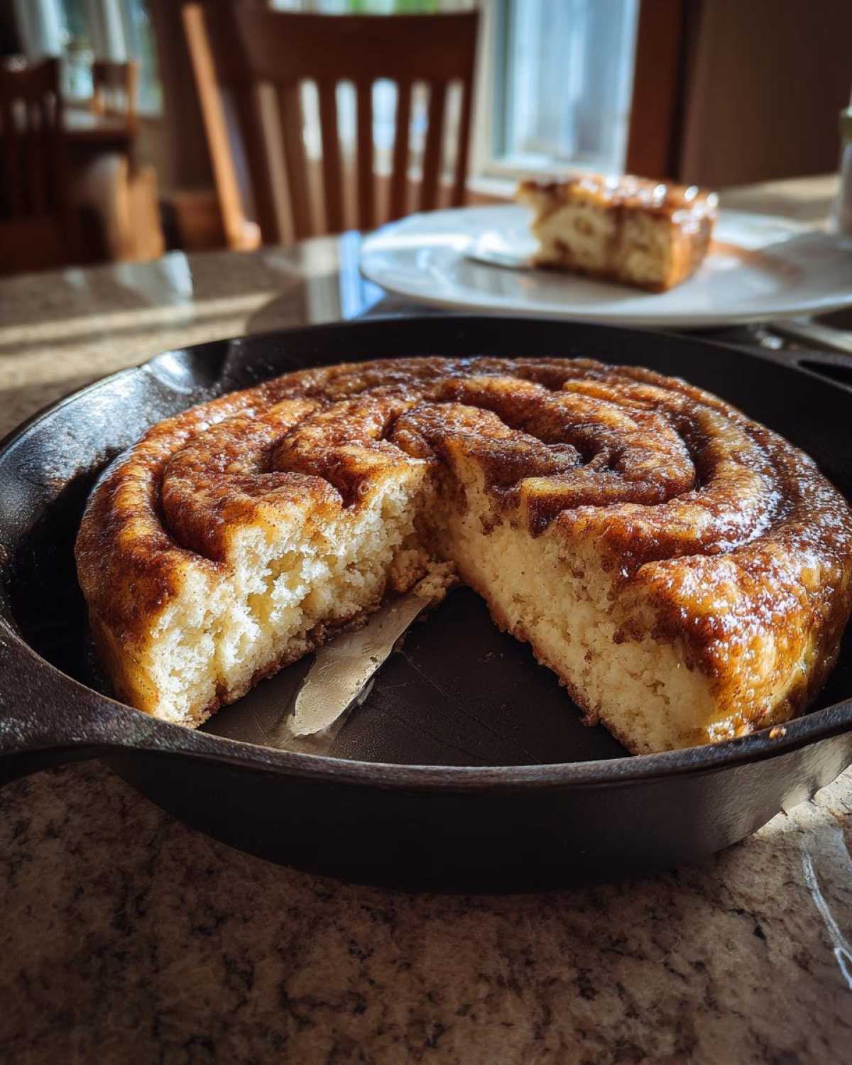 Cinnamon Roll Pancake Skillet (20-Min Breakfast Hack) - detail 4
