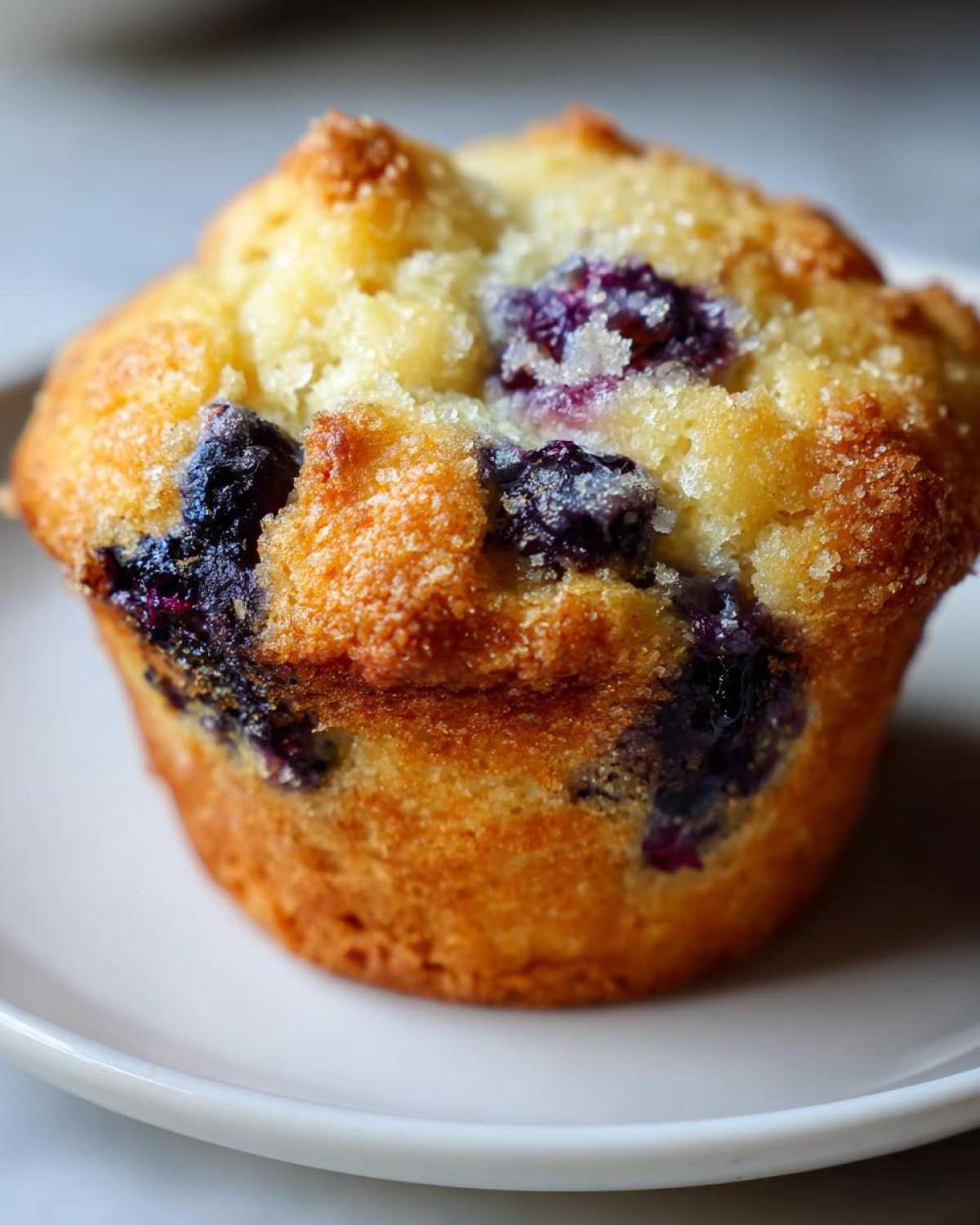 Classic blueberry muffins - detail 2