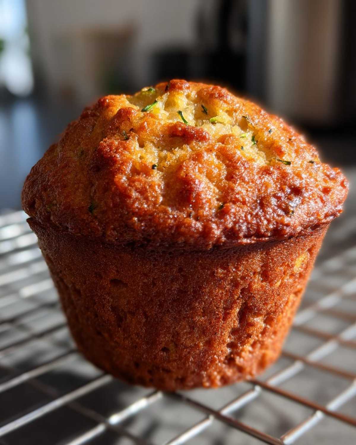 Classic zucchini muffins - detail 1