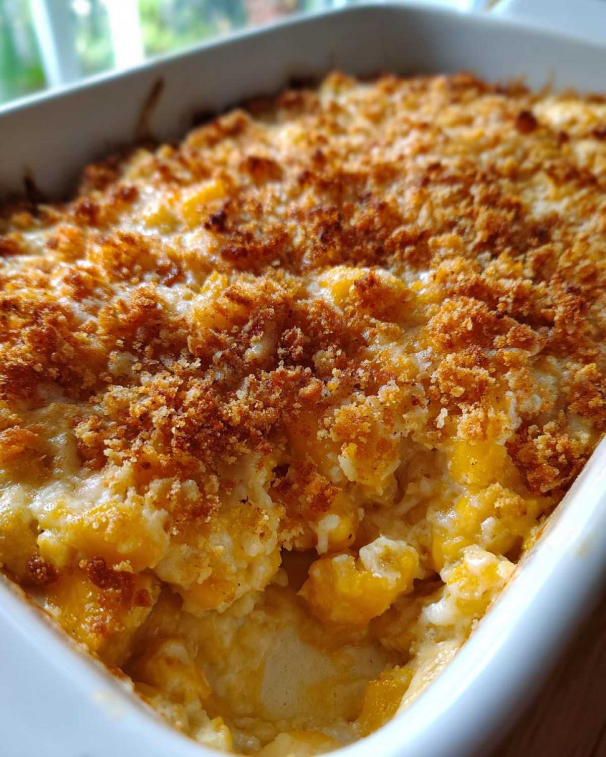 Corn and squash casserole - detail 3