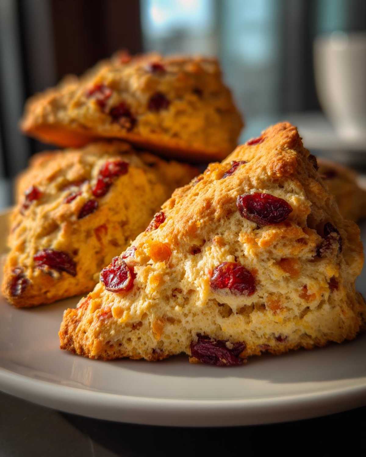 Cranberry Orange Scones (Quick 30-Minute Bake) - detail 1