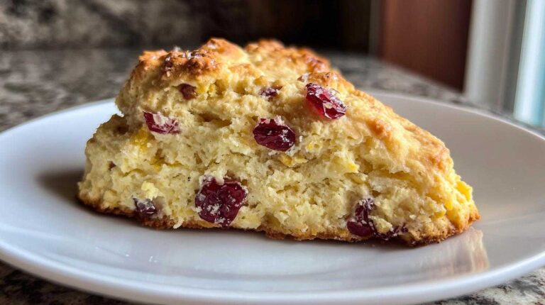 Cranberry Orange Scones (Quick 30-Minute Bake)