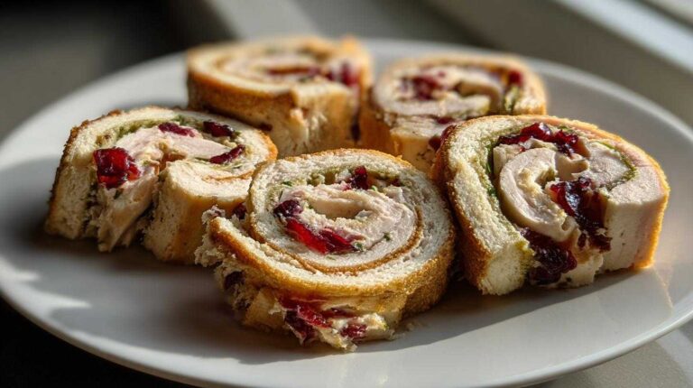 10-Min Cranberry Turkey Pinwheels: Delicious Leftover Roll-Ups Cranberry Turkey Pinwheels (10-Min Leftover Roll-Ups)