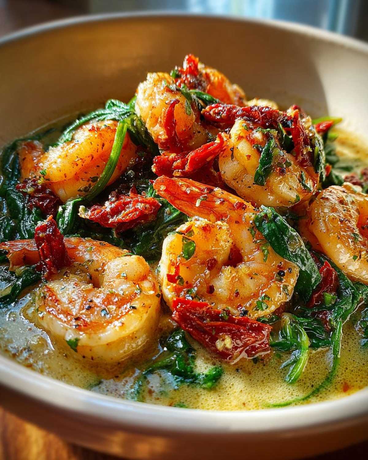 Creamy Tuscan Shrimp (15-Minute Dinner) - detail 1