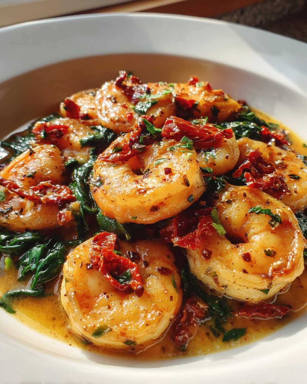 Creamy Tuscan Shrimp (15-Minute Dinner) - detail 3