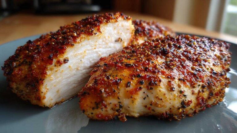 Everything Bagel Crusted Chicken (15-Minute Air Fryer Recipe)