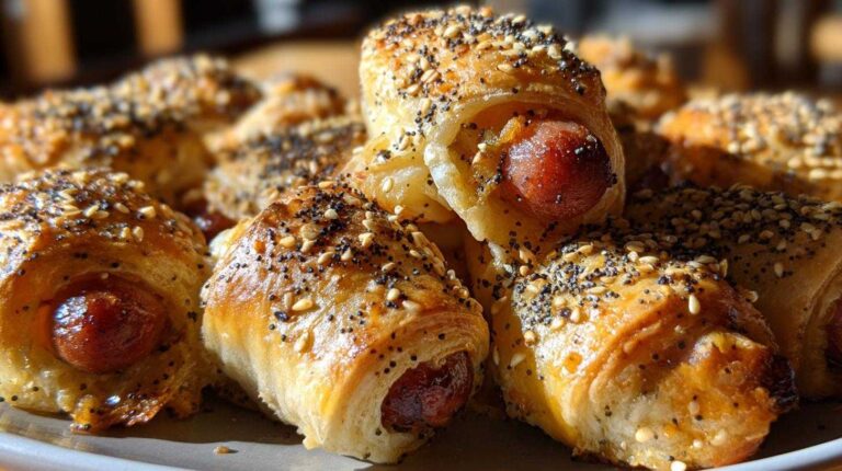 Everything Bagel Pigs in a Blanket (Easy 3-Ingredient)