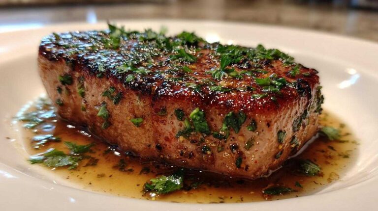 Garlic Butter Ahi Tuna