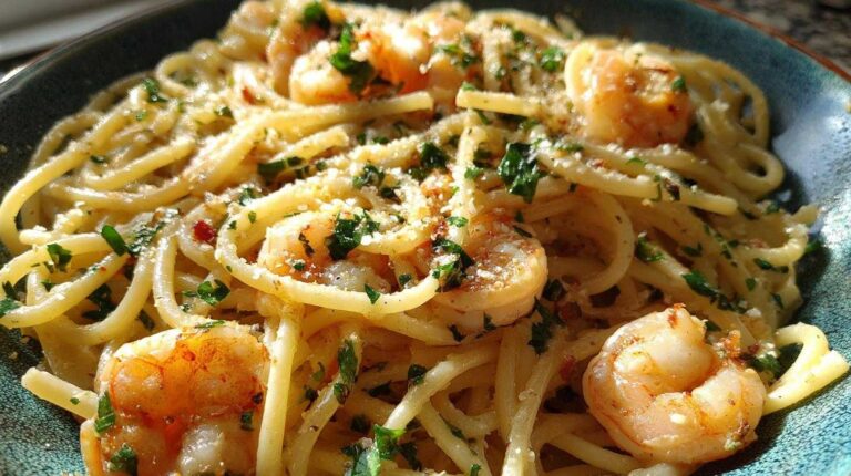 Garlic Butter Shrimp Pasta (20-Minute Dinner)