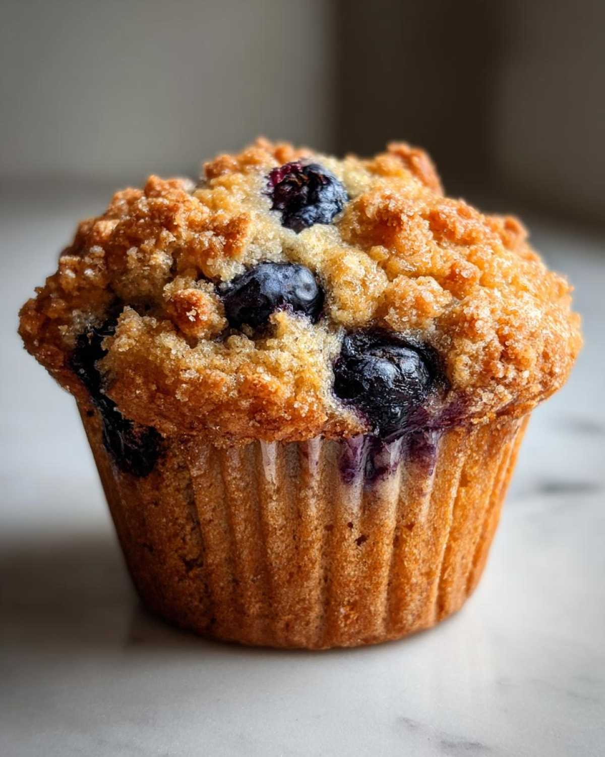 Gluten-free blueberry muffins - detail 1