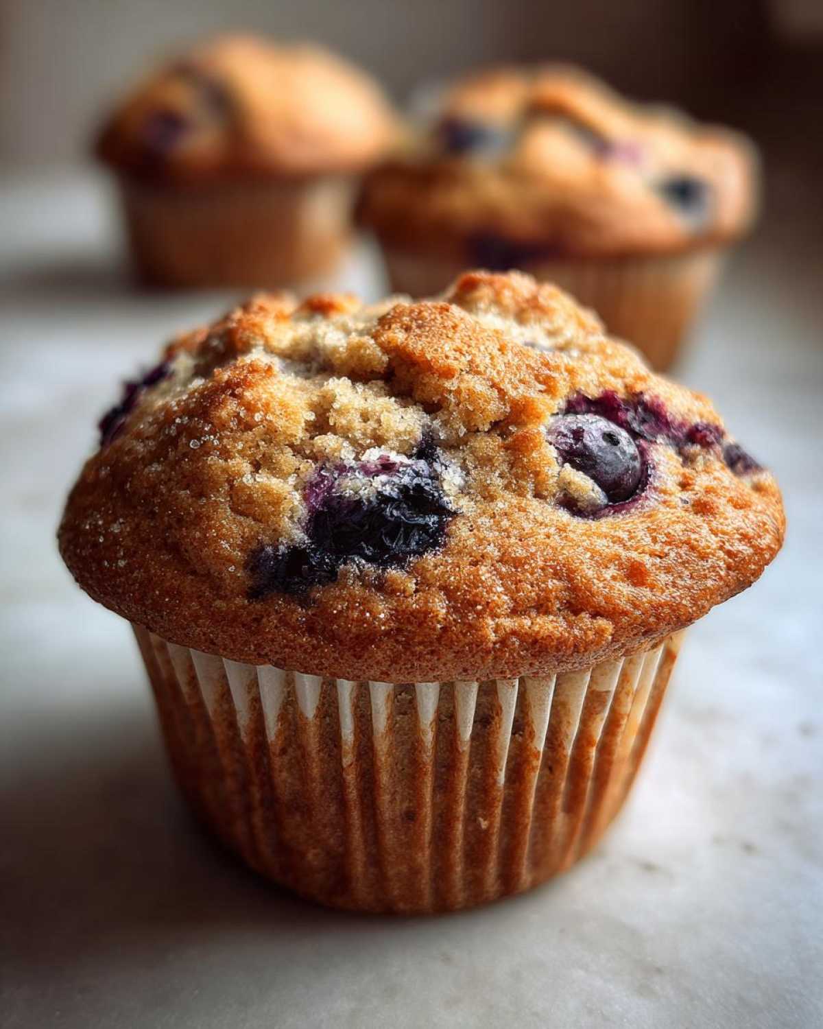 Gluten-free blueberry muffins - detail 4