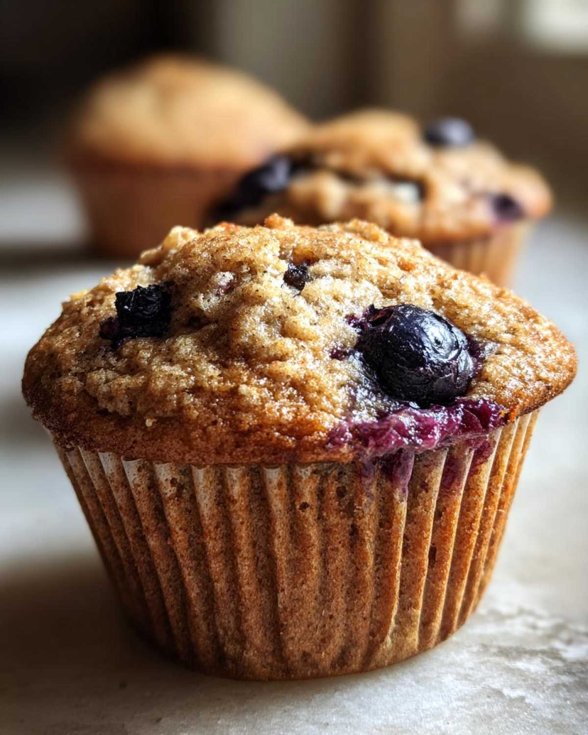 Gluten-free blueberry muffins - detail 2