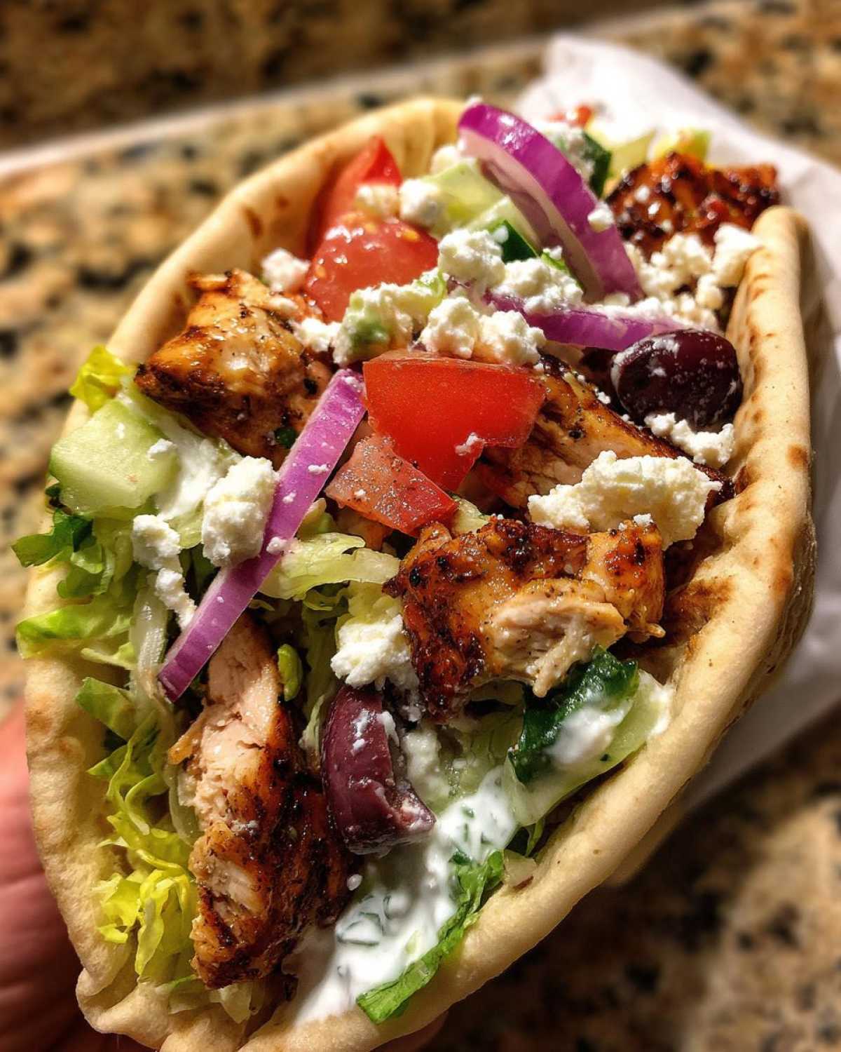 Greek Chicken Pita Wraps (15-Minute Gyro Hack) - detail 1