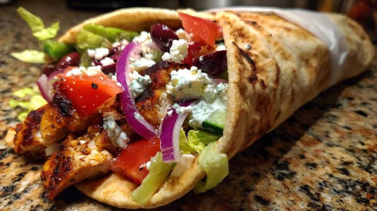Greek Chicken Pita Wraps (15-Minute Gyro Hack)