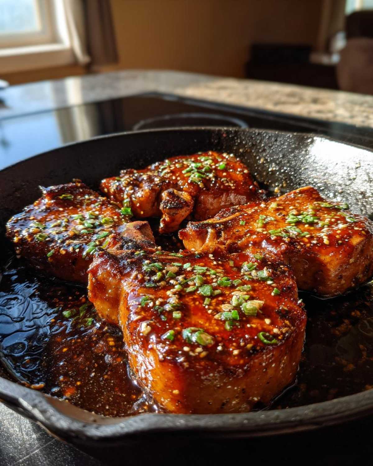 Honey Garlic Pork Chops (20-Minute Skillet Dinner) - detail 4