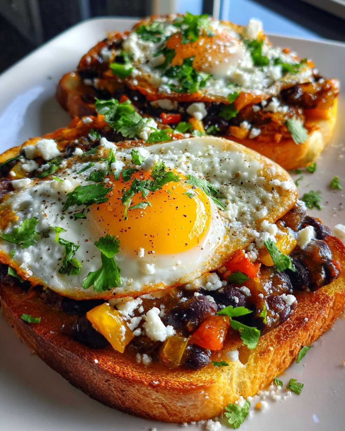 Huevos Rancheros Toast (10-Min Southwestern Breakfast) - detail 1