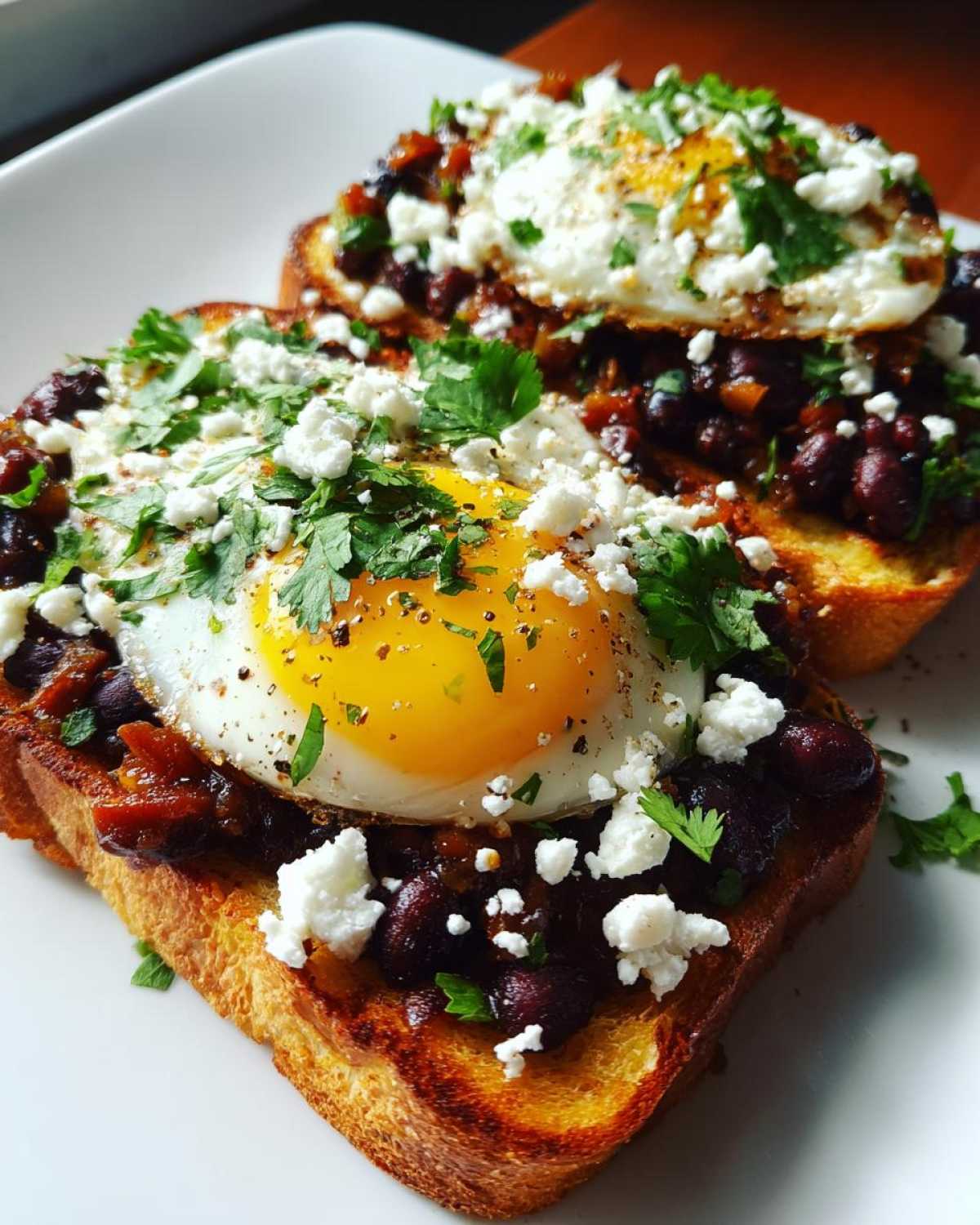 Huevos Rancheros Toast (10-Min Southwestern Breakfast) - detail 3
