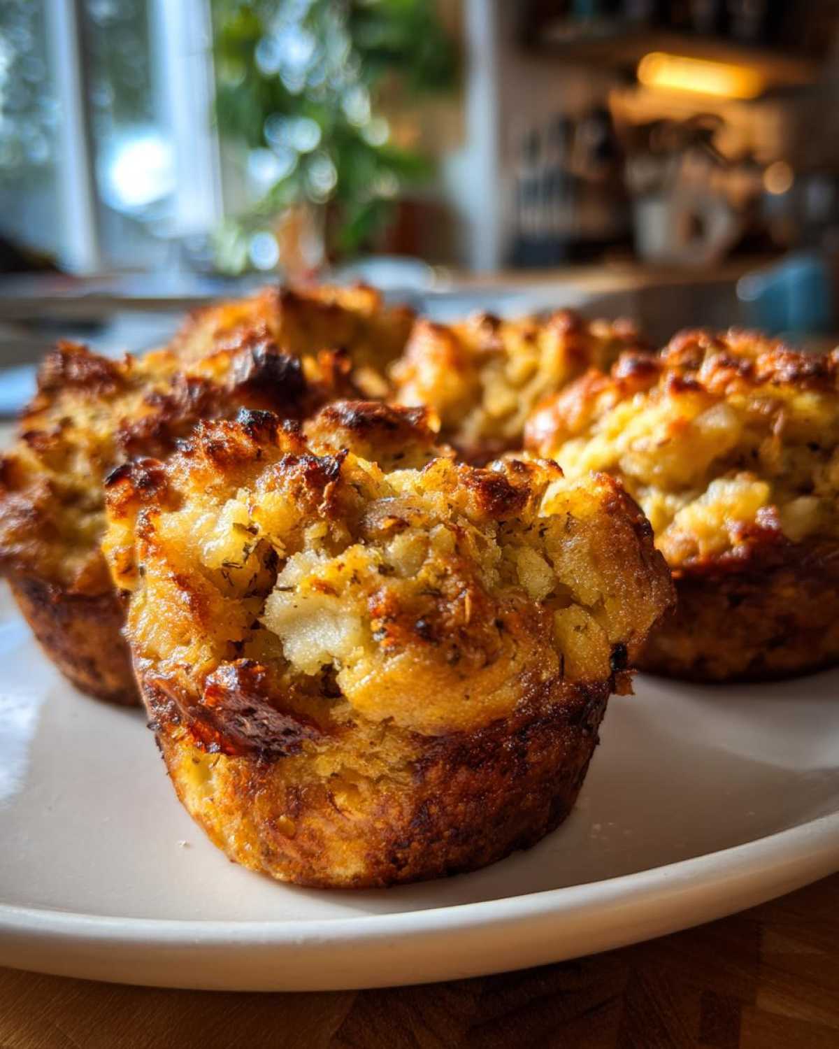 Leftover Stuffing Muffins (Thanksgiving Next-Day Bite) - detail 2