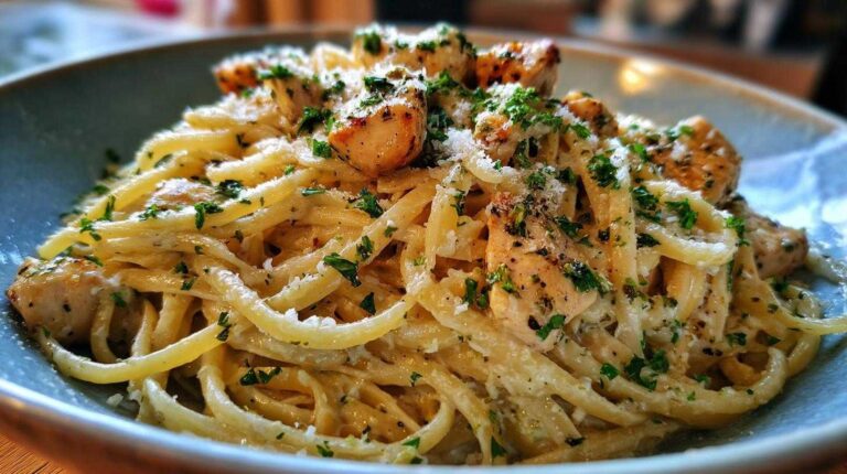 Lemon Garlic Chicken Pasta (One-Pot 20-Minute Dinner)