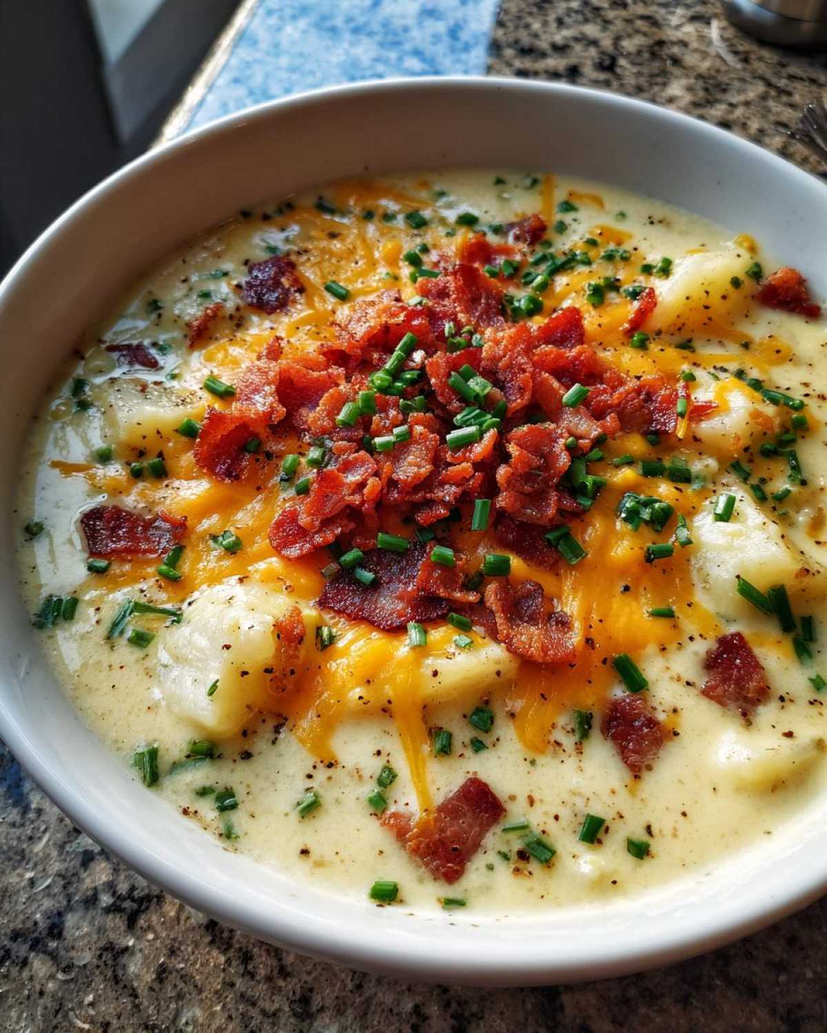 Loaded Baked Potato Soup (30-Minute Comfort Bowl) - detail 1
