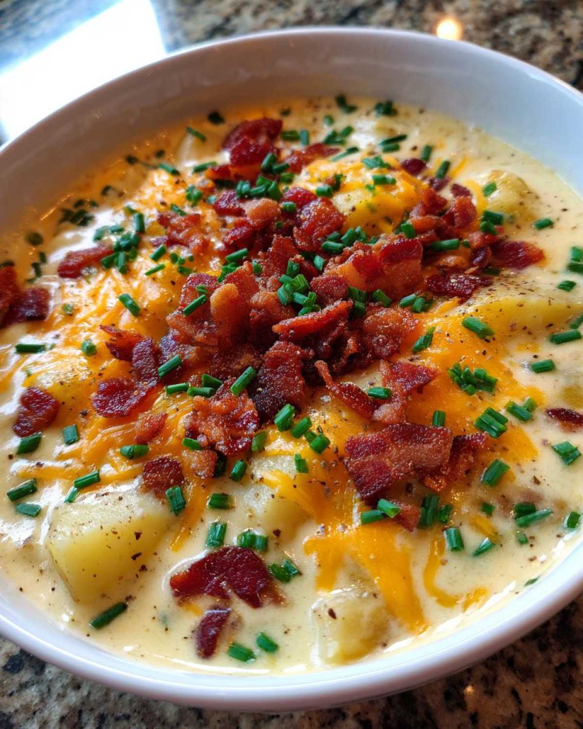 Loaded Baked Potato Soup (30-Minute Comfort Bowl) - detail 2