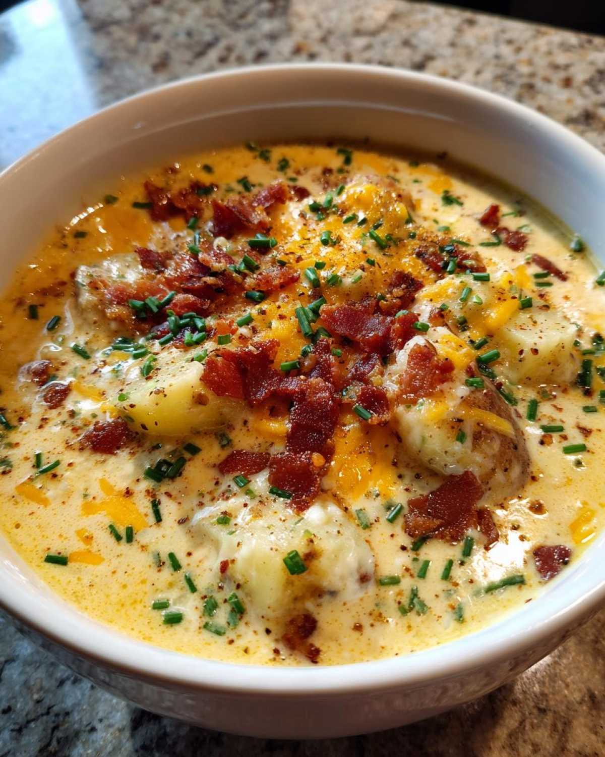 Loaded Baked Potato Soup (30-Minute Comfort Bowl) - detail 3