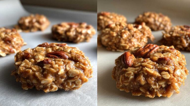 Maple Pecan No-Bake Cookies (Stovetop 10 Min)