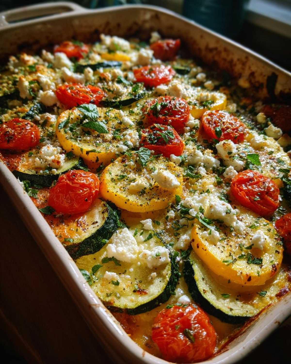 Mediterranean squash casserole - detail 4