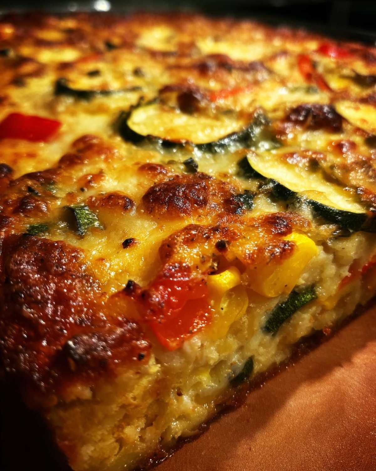 Mexican squash casserole - detail 4