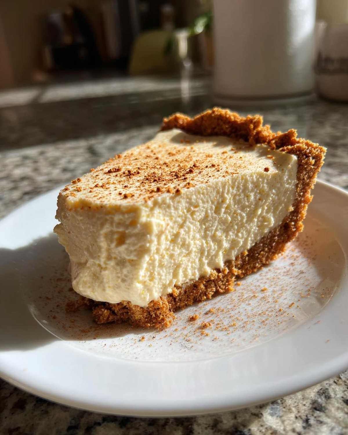 No-Bake Eggnog Pie (15-Minute Prep Holiday Dessert) - detail 4
