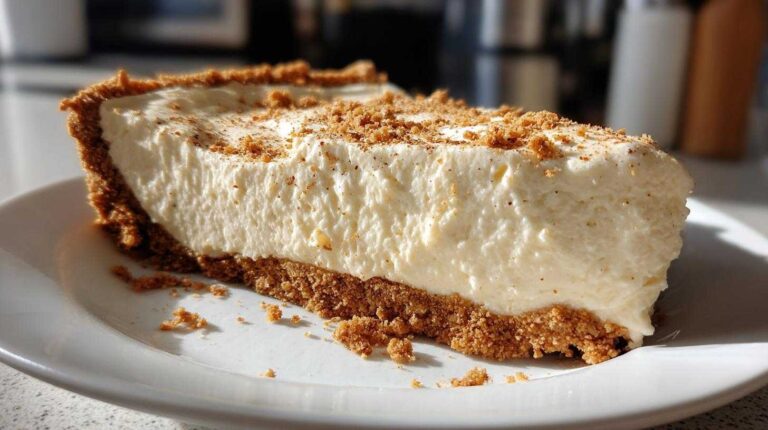 No-Bake Eggnog Pie (15-Minute Prep Holiday Dessert)