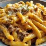 One-Pot Cheeseburger Pasta (20-Minute Family Dinner)