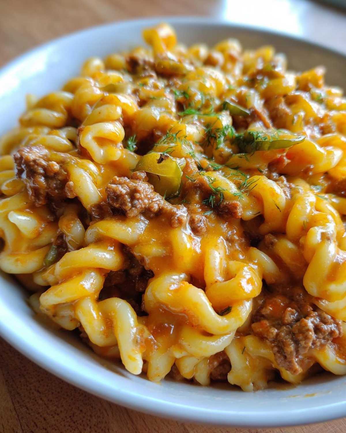 One-Pot Cheeseburger Pasta (20-Minute Family Dinner) - detail 4