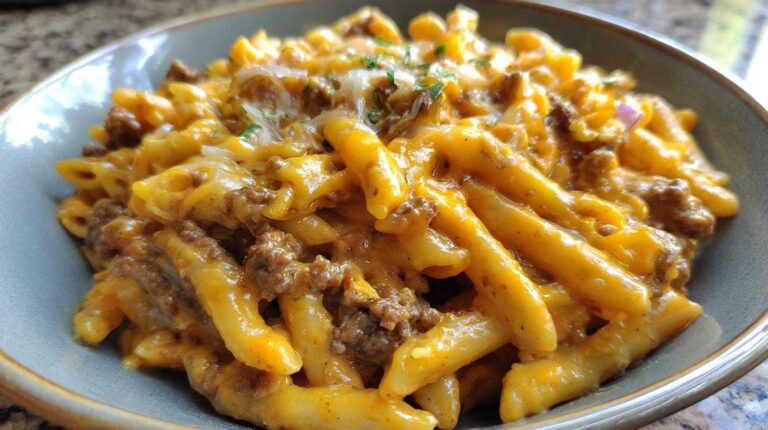 One-Pot Cheeseburger Pasta: 20-Minute Family Dinner One-Pot Cheeseburger Pasta (20-Minute Family Dinner)