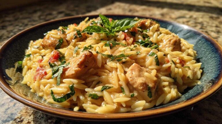 One-Pot Marry Me Chicken Orzo (30-Minute Romantic Dinner)