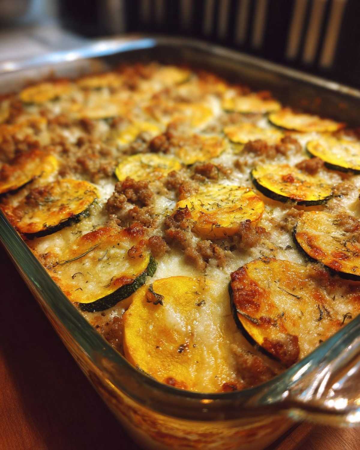 Paleo squash casserole - detail 2